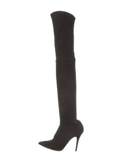 Pre-owned Jean-michel Cazabat Suede Boots In Black