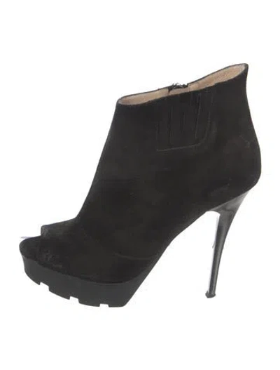 Pre-owned Jean-michel Cazabat Suede Boots In Black