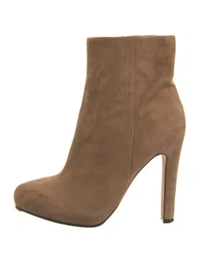 Pre-owned Jean-michel Cazabat Suede Boots In Neutral
