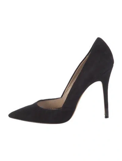 Pre-owned Jean-michel Cazabat Suede Pumps In Blue