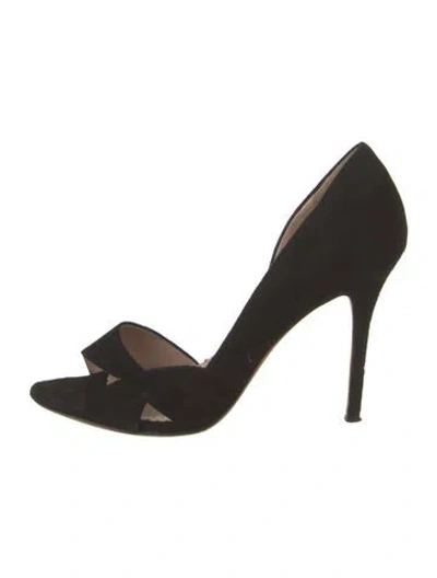 Pre-owned Jean-michel Cazabat Suede Sandals In Black