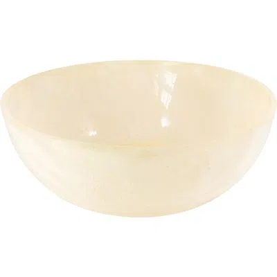 Jeanne Fitz Resin Salad Serving Bowl In Brown