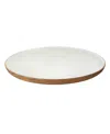 Jeanne Fitz Wood Plus Collection Lazy Susan In Brown
