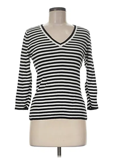 Pre-owned Jeanne Pierre Cardigan Sweater In Black