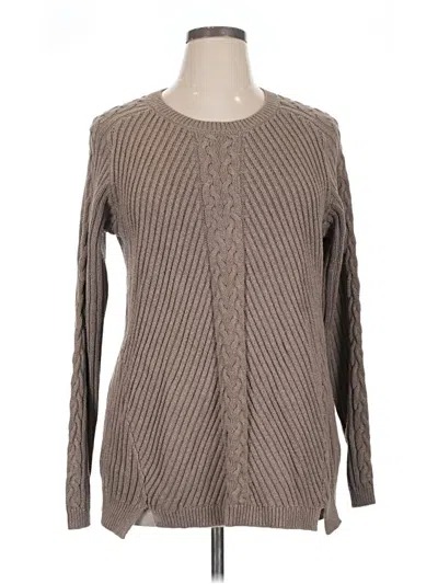 Pre-owned Jeanne Pierre Cardigan Sweater In Brown