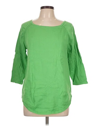 Pre-owned Jeanne Pierre Cardigan Sweater In Green