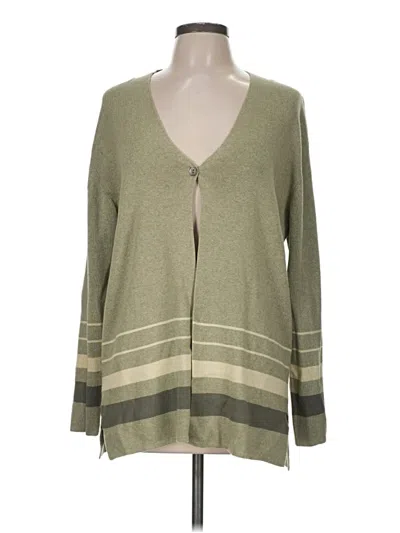 Pre-owned Jeanne Pierre Cardigan Sweater In Green