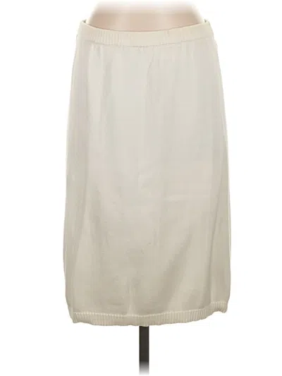 Pre-owned Jeanne Pierre Casual Skirt In Ivory