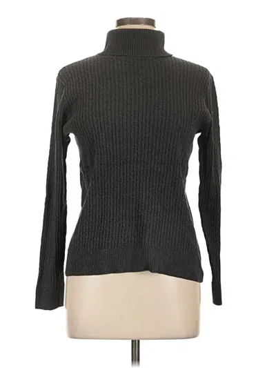 Pre-owned Jeanne Pierre Long Sleeve Top In Gray