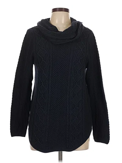 Pre-owned Jeanne Pierre Pullover Sweater In Black