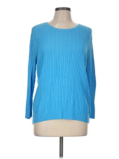 Pre-owned Jeanne Pierre Pullover Sweater In Blue