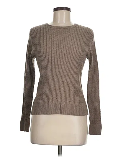 Pre-owned Jeanne Pierre Pullover Sweater In Brown