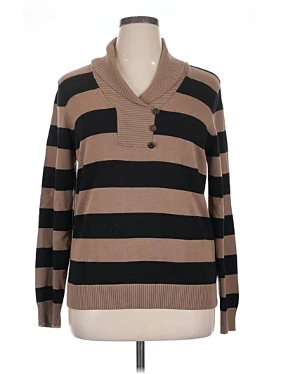 Pre-owned Jeanne Pierre Pullover Sweater In Brown