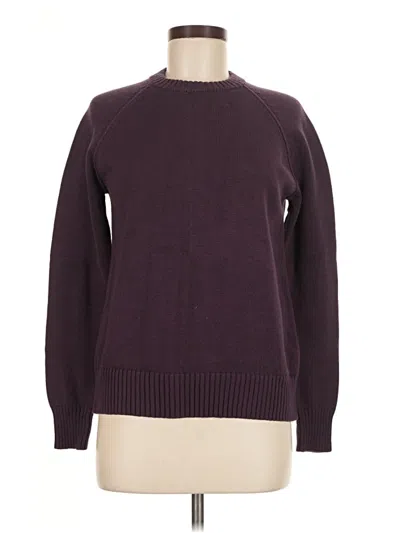 Pre-owned Jeanne Pierre Pullover Sweater In Burgundy
