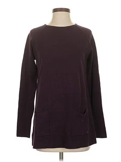 Pre-owned Jeanne Pierre Pullover Sweater In Burgundy