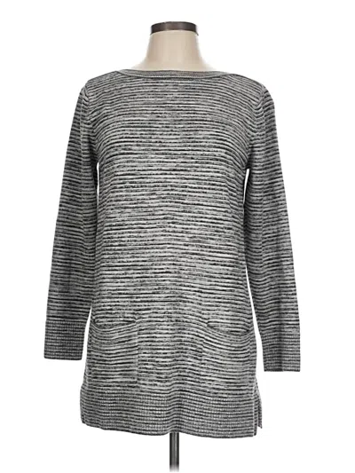 Pre-owned Jeanne Pierre Pullover Sweater In Gray