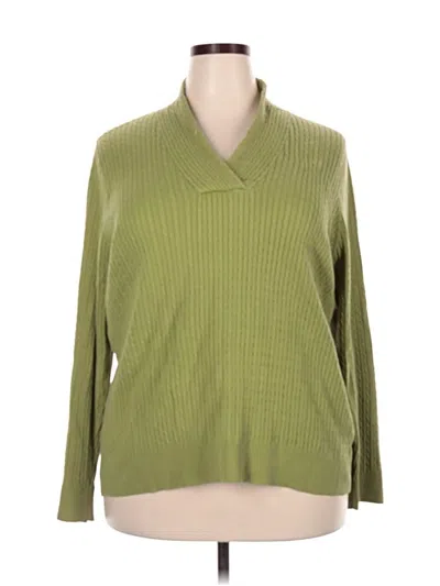 Pre-owned Jeanne Pierre Pullover Sweater In Green