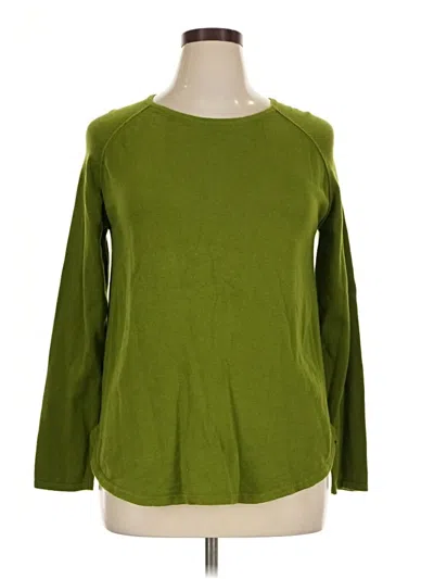 Pre-owned Jeanne Pierre Pullover Sweater In Green