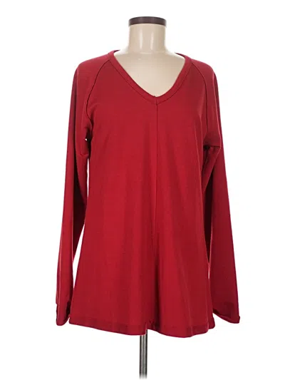 Pre-owned Jeanne Pierre Pullover Sweater In Red