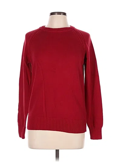 Pre-owned Jeanne Pierre Pullover Sweater In Red
