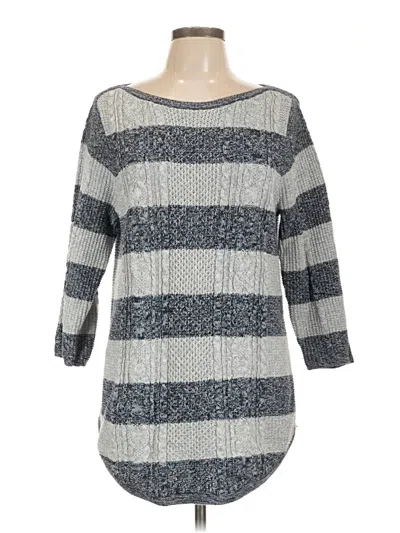 Pre-owned Jeanne Pierre Pullover Sweater In Silver