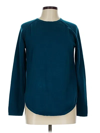 Pre-owned Jeanne Pierre Pullover Sweater In Teal