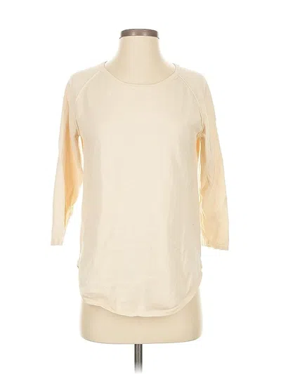 Pre-owned Jeanne Pierre Pullover Sweater In White