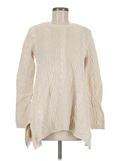 Pre-owned Jeanne Pierre Pullover Sweater In White