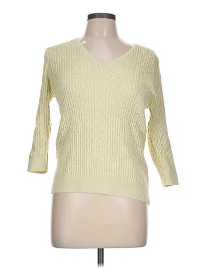 Pre-owned Jeanne Pierre Pullover Sweater In Yellow