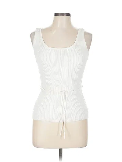 Pre-owned Jeanne Pierre Sleeveless T-shirt In White