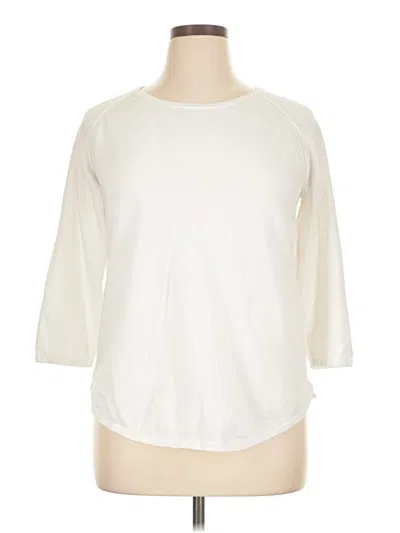 Pre-owned Jeanne Pierre Sweatshirt In White