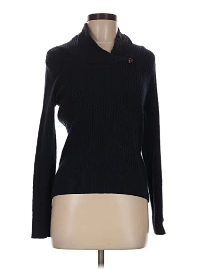 Pre-owned Jeanne Pierre Turtleneck Sweater In Black