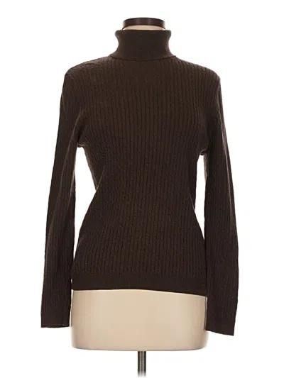 Pre-owned Jeanne Pierre Turtleneck Sweater In Brown