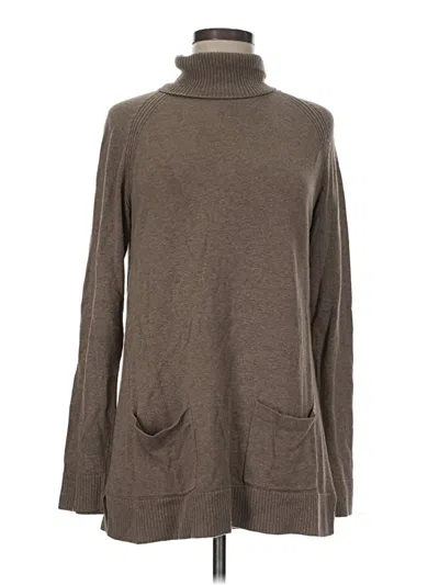 Pre-owned Jeanne Pierre Turtleneck Sweater In Brown