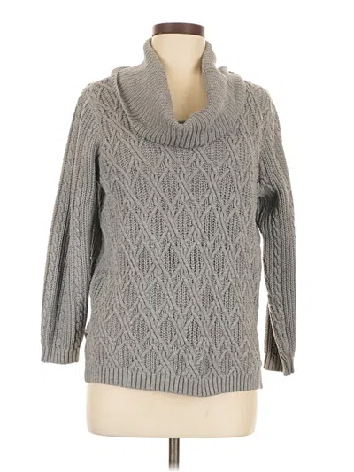 Pre-owned Jeanne Pierre Turtleneck Sweater In Gray
