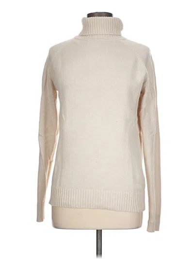 Pre-owned Jeanne Pierre Turtleneck Sweater In Ivory
