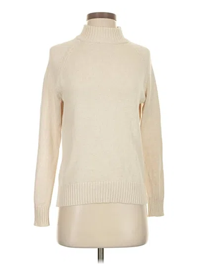 Pre-owned Jeanne Pierre Turtleneck Sweater In Ivory