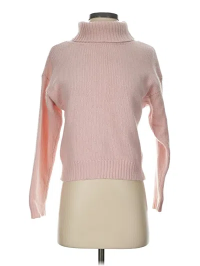 Pre-owned Jeanne Pierre Turtleneck Sweater In Pink