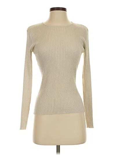 Pre-owned Jeanne Pierre Turtleneck Sweater In Tan