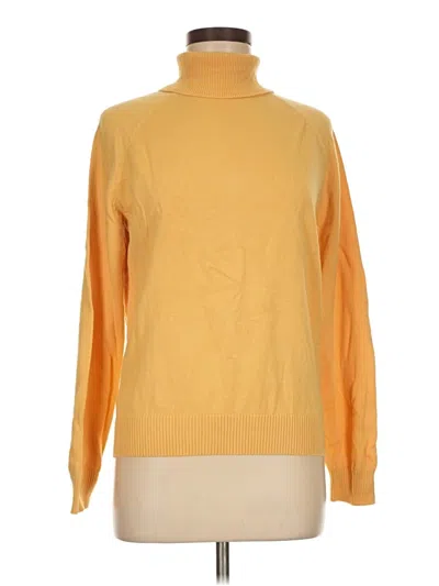 Pre-owned Jeanne Pierre Turtleneck Sweater In Yellow