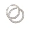 Jeannierichard Women's Classique Silver Maxi Hoops By