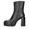 Jeannot Black Boots In Nero Neri E Grigi