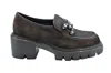 Jeannot Flat Shoes Purple In Brown