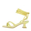 Jeannot Sandals In Lime