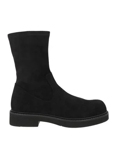 Jeannot Woman Ankle Boots Black Size 6 Textile Fibers