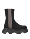 Jeannot Woman Ankle Boots Black Size 6 Textile Fibers In Black