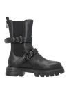Jeannot Woman Ankle Boots Black Size 7 Leather In Black