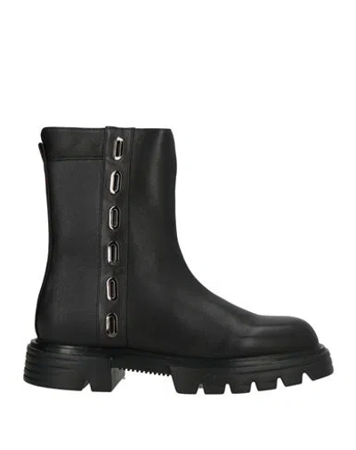 Jeannot Woman Ankle Boots Black Size 9 Leather
