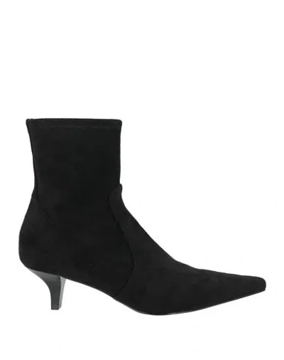 Jeannot Woman Ankle Boots Black Size 9 Synthetic Material