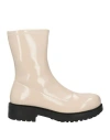 Jeannot Woman Ankle Boots White Size 7 Textile Fibers In White